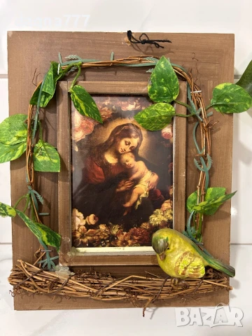 Стара находка картина Мадона с Младенеца Германия, снимка 8 - Антикварни и старинни предмети - 51070853