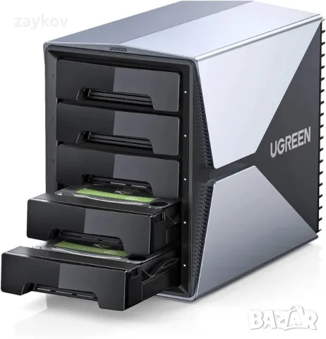 UGREEN 5-Bay SATA SSD HDD RAID кутия, директно свързано съхранение, снимка 1