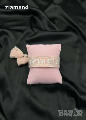 Луксозна тъкана гривна с пискюли, снимка 2 - Гривни - 44742795