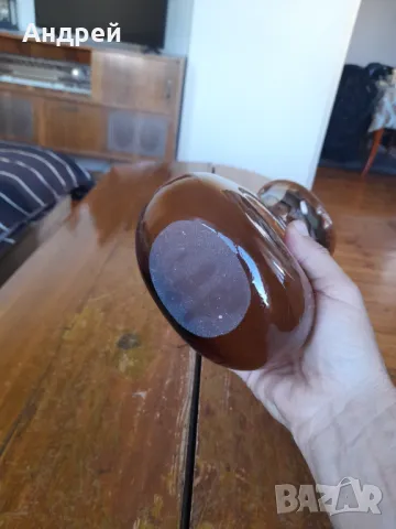 Стара стъклена ваза #17, снимка 6 - Вази - 50129849