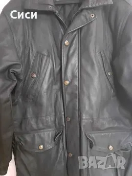 Мъжка кожена ватирана шуба ест.кожа , снимка 2 - Якета - 49187412