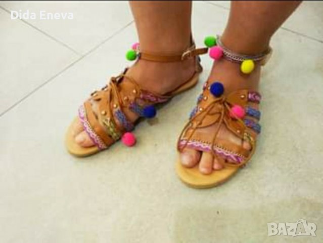 Цветни сандали, снимка 1 - Сандали - 36589405