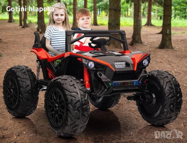Акумулаторен Двуместен джип OFF-ROAD BUGGY 4X4 UTV 24V батерия, снимка 3 - Детски велосипеди, триколки и коли - 43685973