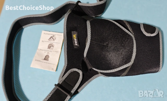 BraceUP ортеза, регулируем ремък за рамо с Джоб за Лед, снимка 5 - Корсети, колани и коректори - 53144777