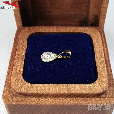 Висулка с 14К златно покритие 244720, снимка 2 - Колиета, медальони, синджири - 53351935