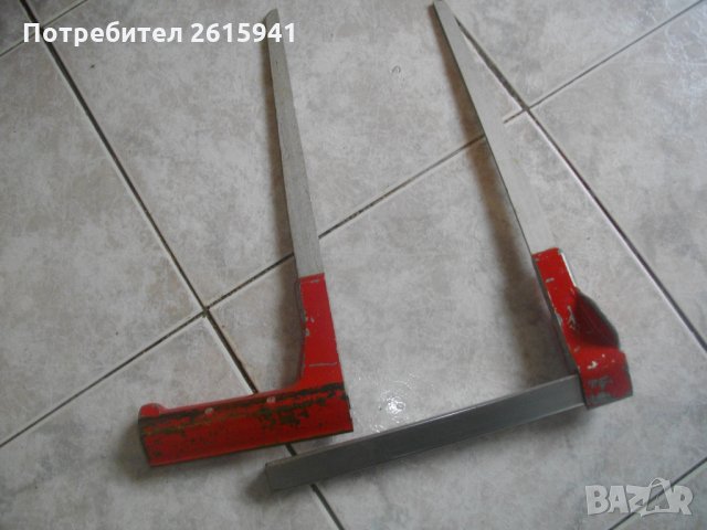 Клупа-Дърводелски Шублер-Сантиметров-22 см-Челюсти 36 см-Алуминиев, снимка 9 - Шублери - 33082062