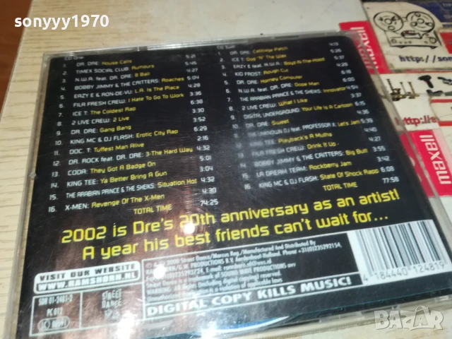 DR.DRE X2 CD 2107251323, снимка 4 - CD дискове - 51091132