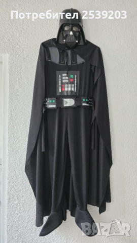 Костюм Дарт Вейдър STAR WARS 9-10 години, снимка 3 - Други - 52290986