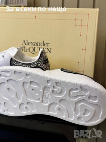 Alexander McQueen Дамски Маратонки С Кристали👟Дамски Спортни Обувки Александър Макуин Код SK930, снимка 5 - Маратонки - 53436340