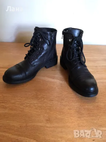 Италиански дамски боти от естествена кожа номер 37, снимка 5 - Дамски боти - 47278177