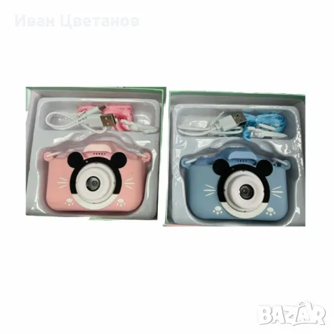 HD цифров фотоапарат за деца – 1080P видео, забавни рамки и устойчив дизайн