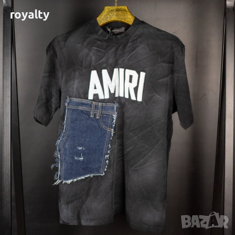 Amiri Черна Мъжка Тениска 