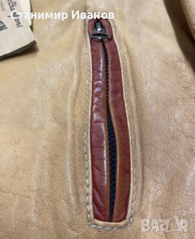 Кожено яке Brogden Track , снимка 3 - Якета - 53492157