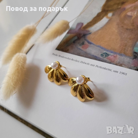 Дамски обеци от неръждаема стомана , снимка 2 - Обеци - 52471788