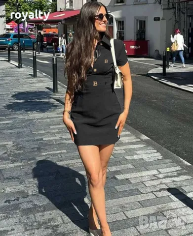 Balmain черна дамска рокля 