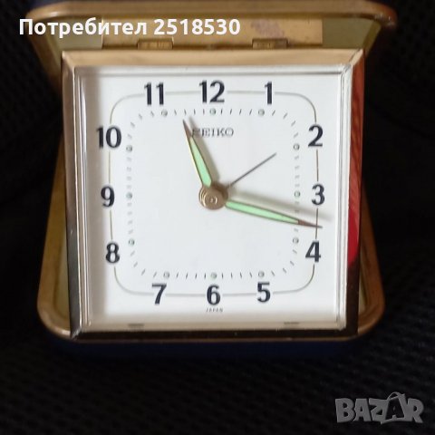 Seiko travel clock , снимка 2 - Антикварни и старинни предмети - 40233963