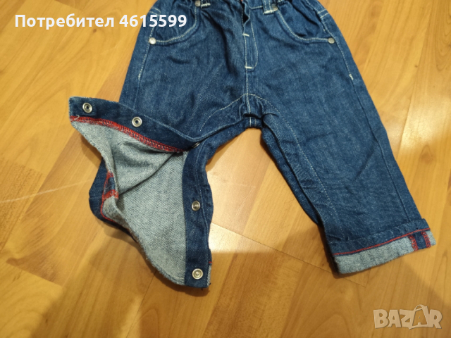 дънки и блузка към тях , снимка 5 - Панталони и долнища за бебе - 53597605