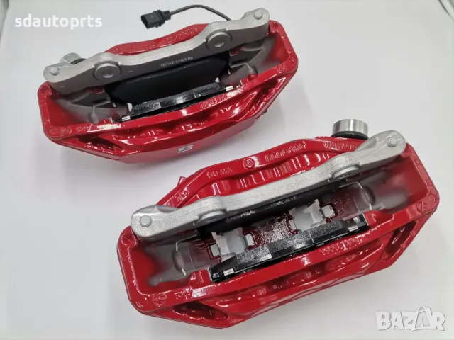 К-т Нови Червени Спирачни Апарати Audi S4 8W B9 S5 F5 350mm , снимка 4 - Части - 48042516