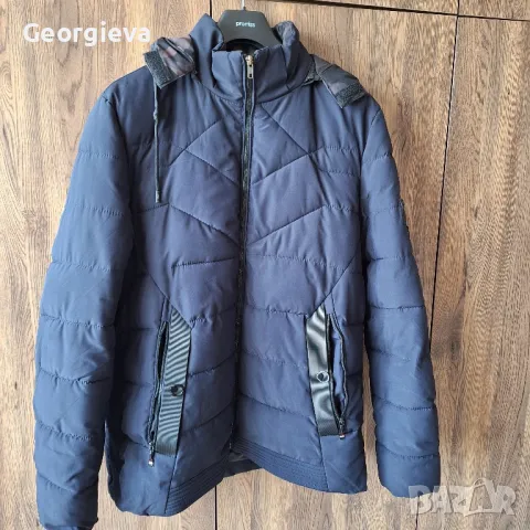 Мъжко зимно яке, ватирано., снимка 3 - Якета - 49162509