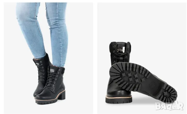 Panama Jack Phoebe B17 Napa Negro  номер 41  обувки / боти , снимка 5 - Дамски боти - 49214107