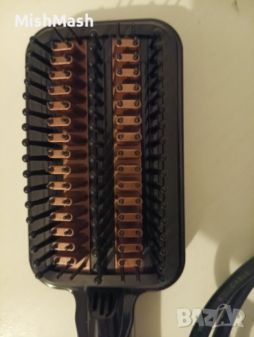 2в1 ел. четка за изправяне и разресване на коса, снимка 4 - Преси за коса - 53065659
