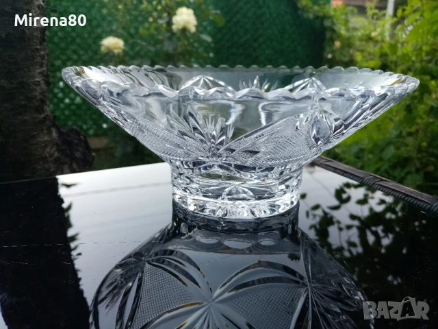 Българска кристална фруктиера, снимка 3 - Други - 50849398