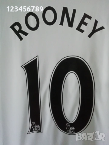 Manchester United Rooney Adidas оригинална нова тениска фланелка екип Рууни Манчестър , снимка 3 - Тениски - 53235275