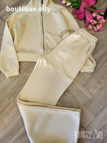 дамски екип с камъчета