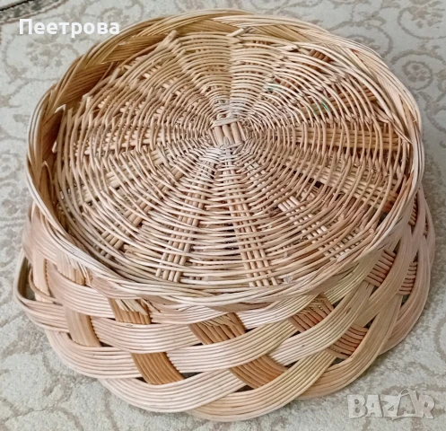 Голям плетен кош, снимка 3 - Други стоки за дома - 50928495