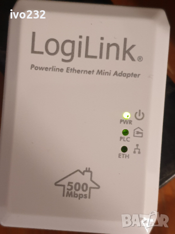 logilink powerline ethernet adapter, снимка 1 - Мрежови адаптери - 36558760