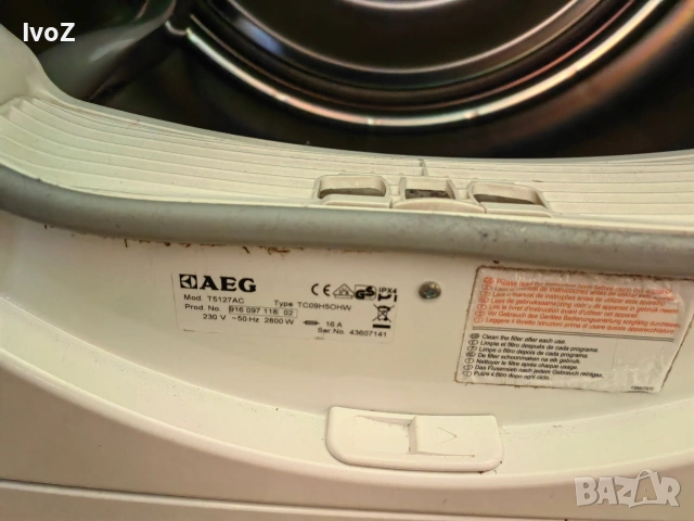 Продавам сушилня AEG, снимка 5 - Сушилни - 53007261