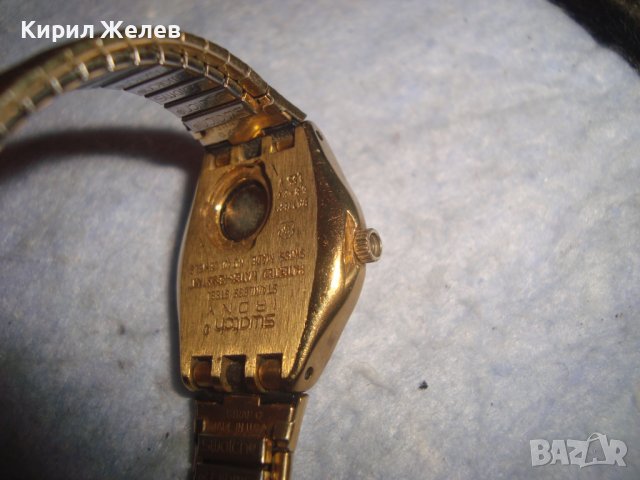 SWATCH SWISS AG 1995 Стар МАРКОВ ОРИГИНАЛЕН ПОЗЛАТЕН КВАРЦОВ ЛУКС ЧАСОВНИК - ГРИВНА ШВЕЙЦАРИЯ 26794, снимка 4 - Дамски - 37372639