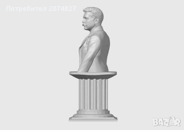 ГОЦЕ ДЕЛЧЕВ (бюст, статуетка), снимка 4 - Статуетки - 53453462