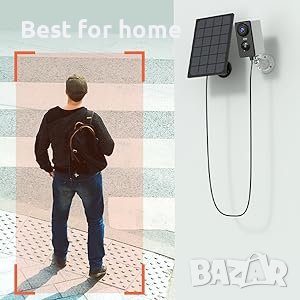 Elemage ZS- GQ3 2K камера акумулаторна със соларен панел., снимка 8 - Комплекти за видеонаблюдение - 43774423