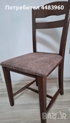 Ретро стол тапициран 4бр