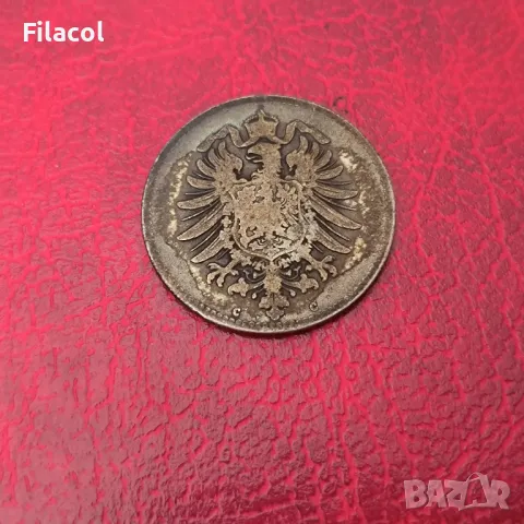 Германия 1 марка 1874 г. "C" - Франкфурт, снимка 2 - Нумизматика и бонистика - 49232420