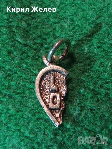 СРЕБЪРНО СЪРЦЕВИДНО АРТ МЕДАЛЬОНЧЕ СРЕБРО 925 РОМАНТИЧЕН ПЕНДАНТ 25638