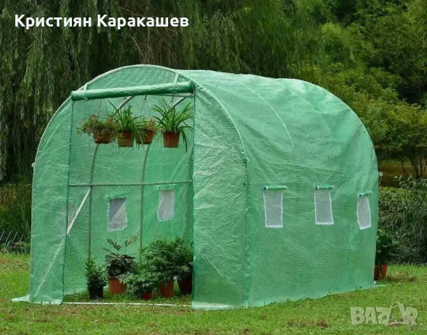 Тунелна оранжерия - зелена, различни размери, снимка 4 - Оранжерии - 50079571