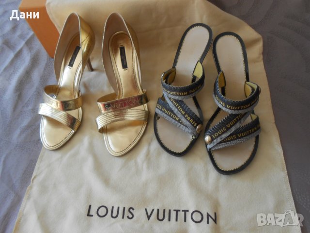 Дамски обувки сандали Louis Vuitton  W/ Logo, снимка 16 - Дамски елегантни обувки - 26841691