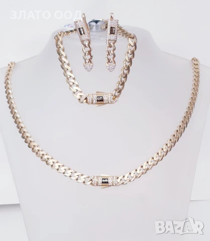 Дамски златен сет Монако, снимка 3 - Бижутерийни комплекти - 51103971