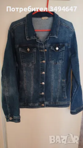 Дамско дънково яке. Размер L - XL. Ново., снимка 2 - Якета - 49515547