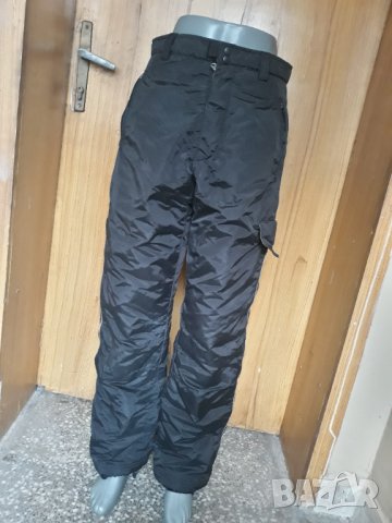 QUIT Черен Унисекс дебел зимен ски панталон М