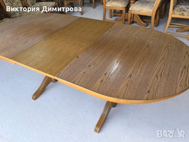 Разтегателна трапезна маса , снимка 5 - Маси - 51738306