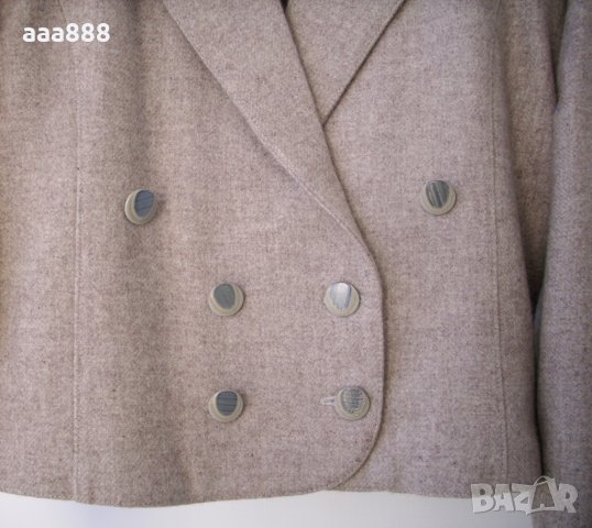 Дамско късо сако от вълна, снимка 4 - Сака - 27232424