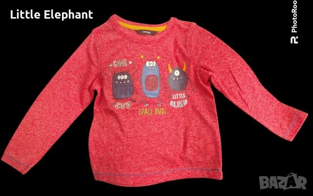 Блузка с дълъг ръкав за момченце на 18-24 мес чудовища и буболечки,колекция"Animals",Англия/нова