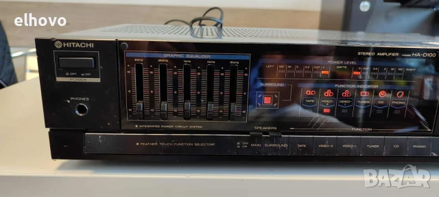 Стерео усилвател Hatachi HA-D100, снимка 3 - Ресийвъри, усилватели, смесителни пултове - 51038159