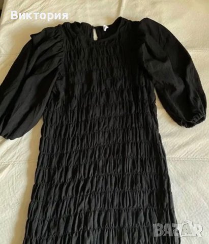 Черна рокля Mango, снимка 1 - Рокли - 42963538