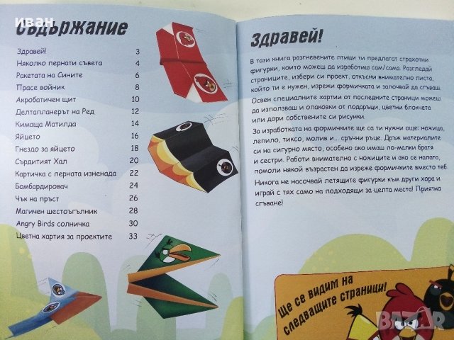 Оригами "Angry Birds" - 2013г, снимка 3 - Детски книжки - 38949233