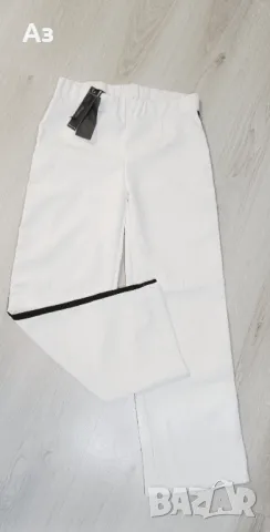 Нов дамски широк бял панталон , снимка 1