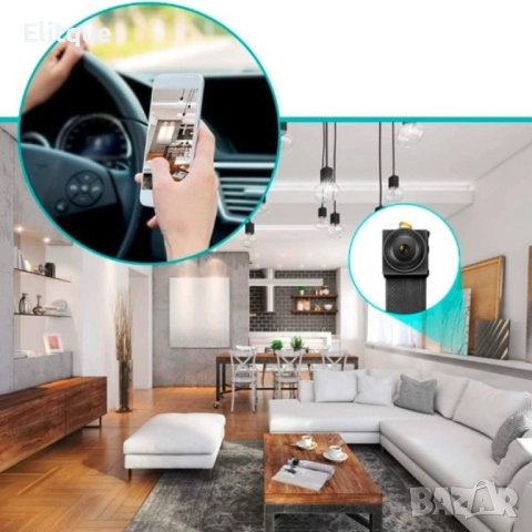 Wi Fi мини скрита камера с Full HD 4K качество на образа и антена V 89, снимка 7 - Друга електроника - 52814999